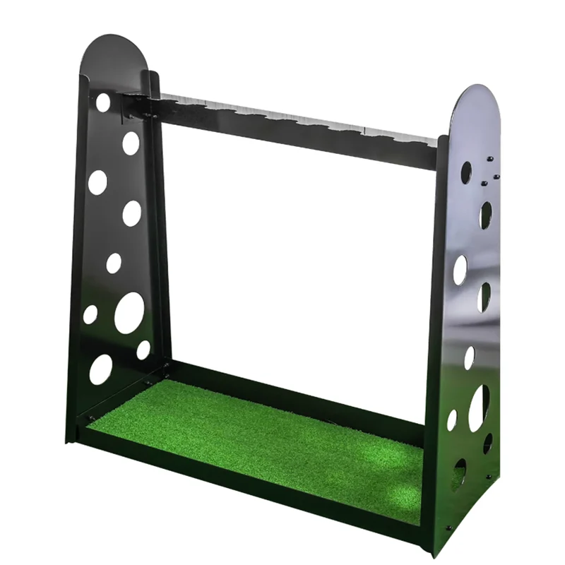 Metals Golf Club Display Stand Rack 9/11-Hole Golf Putter Rack Durable Metal Shelf Stand Golf