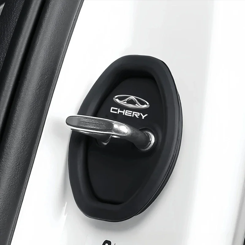 Auto-Styling 3D Silikon Türschlossabdeckung Schutzdekoration für Chery Tiggo 2 3 4 5 6 7 8 3X 5X Pro T11 Arrizo 6 3 Eastar – Detail 5