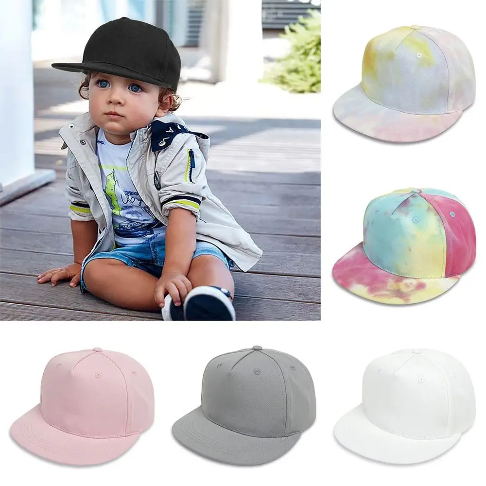 Outdoors Hip Hop Kids Baseball Hat Breathable Casual Toddler Sun Hat Cute Adjustable Baby Cap Boys Girls