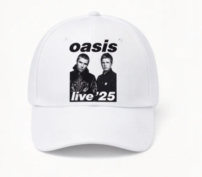 2026 White Unisex Baseball Cap Black Figure Portrait Graphic Print Curved Brim Adjustable Buckle Casual Outdoor Streetwear