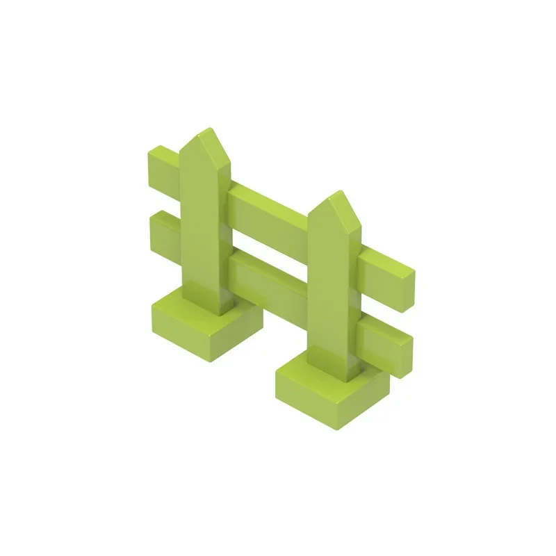 MOC 10PCS 33309W Wood Wall Fence Building Blocks Special Railings Part Bricks Toys  Adults Boys Special Day Fascinating Gifts