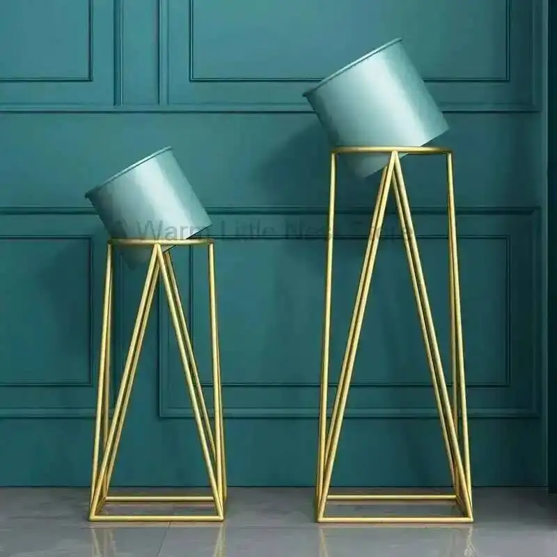 

Stand Modern Display Aesthetics Balcony Designer Flower Light Luxury Flower Stand Living Room Decoration Muebles Home Furniture