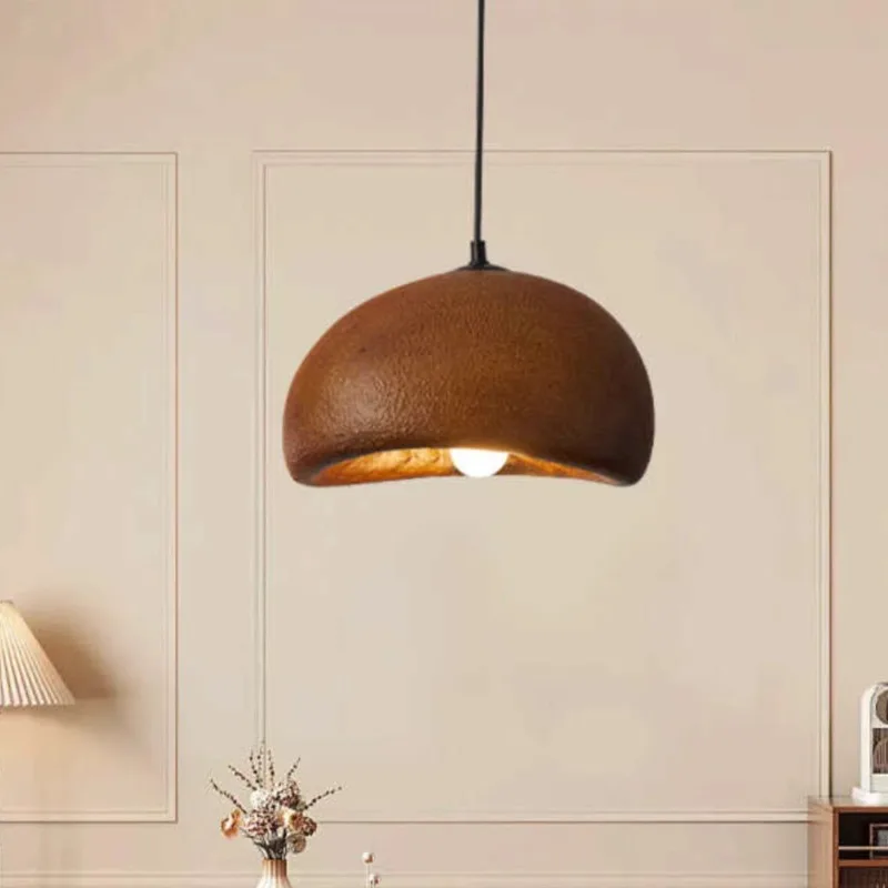 

Люстра для ресторана, креативная средневековая лампа для ресторана, бара, микроцемент, лампа для проживания в семье, гостиной, спальни