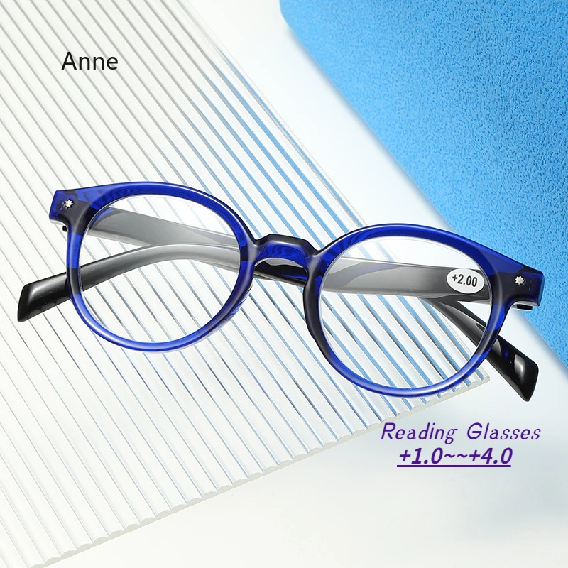 2024 New Fashion Women Reading Glasses Computer Presbyopia Read Eyeglasses Optical Dergee +1.0+1.5+2.0+2.5+3.0+3.5+4.0 gafas