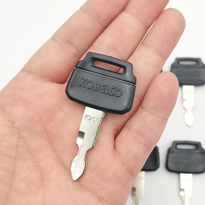 2PCS K250 Key For Kobelco Excavator,Kawasaki wheelLoader and Crawler excavator SK75-8 130-8 200-8 300-8 350-8