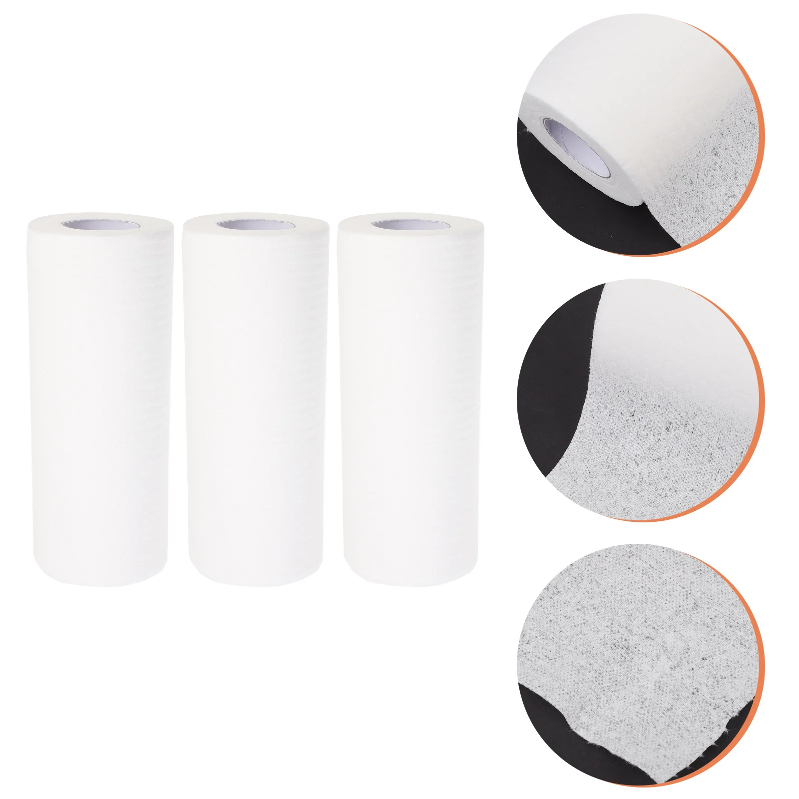 

3pcs 3 Rolls Dish Cleaning Paper Washable Kitchen Towel Dual Use Bamboo Paper Towels Strong Absorbency Non-Woven Disposable Dish