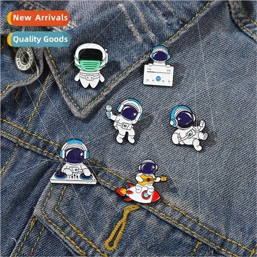 New Astronauts DJ Hi Model Music up e Pin Clot Cusizable Faion Accory Belt Bule Design Service