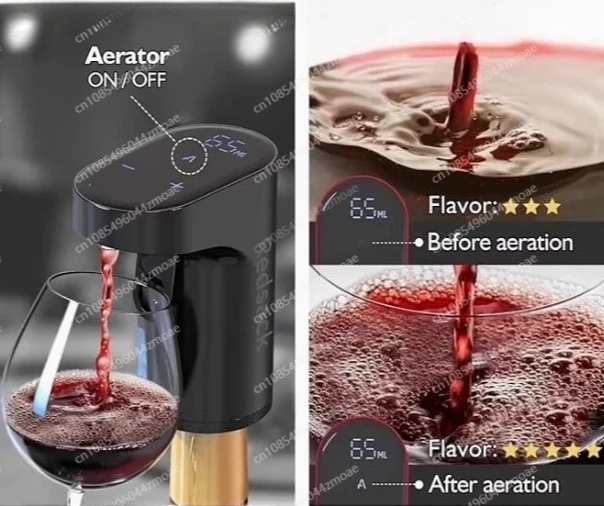 

2024 New Portable Mini Automatic Wine Decanter Electric Wine Aerator and Wine Dispenser