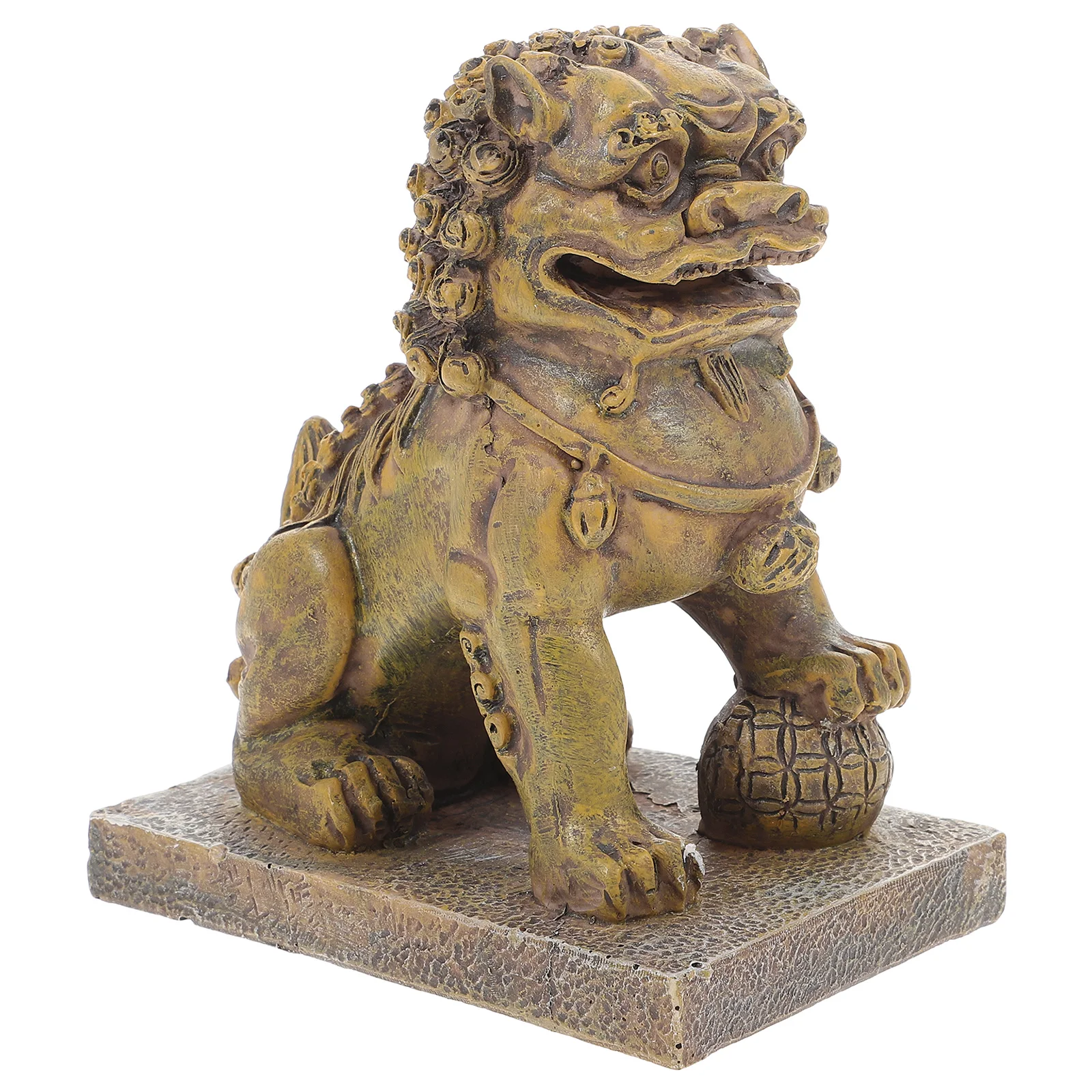 

Resin Lion Decoration Fish Aquarium nament Tank nament High Quality Resin Crafts Crafts Pet Supplies