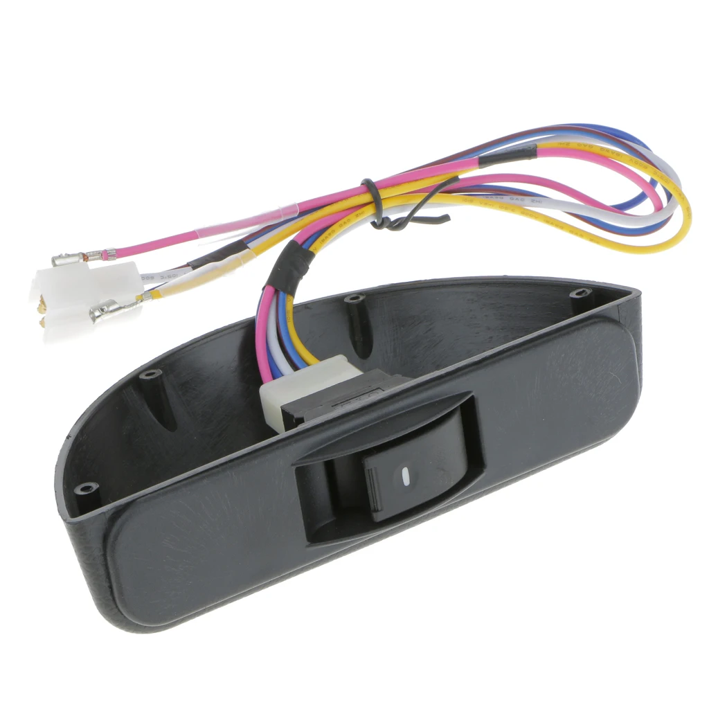 

Universal Illuminated Power Window Switch for Car Window Regulator with Holder and Installation Wire Harness