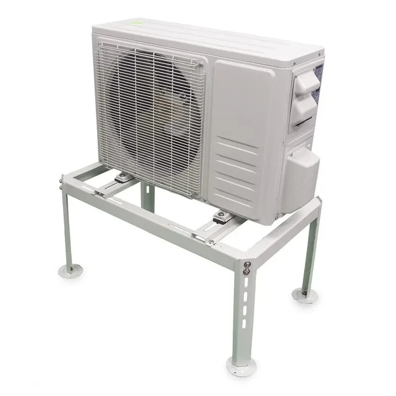 Air Conditioner External Unit Bracket Floor Stand Heavy Duty Stainless Steel Support Rack For 1 To 3 Ton Outdoor Compressor