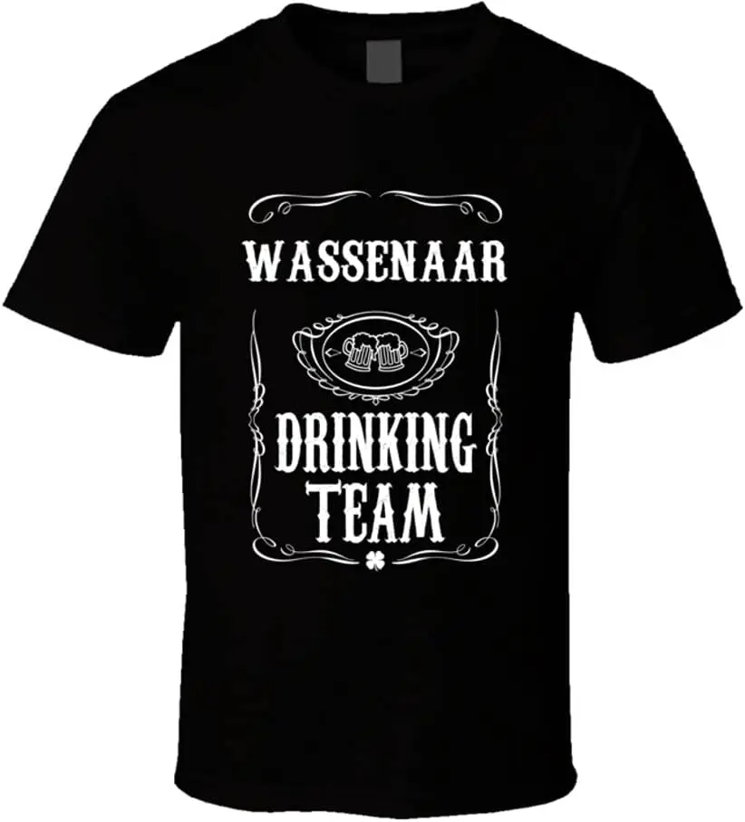 Wassenaar Drinking Team Tee Last Name Family Reunion Gift Idea T Shirt