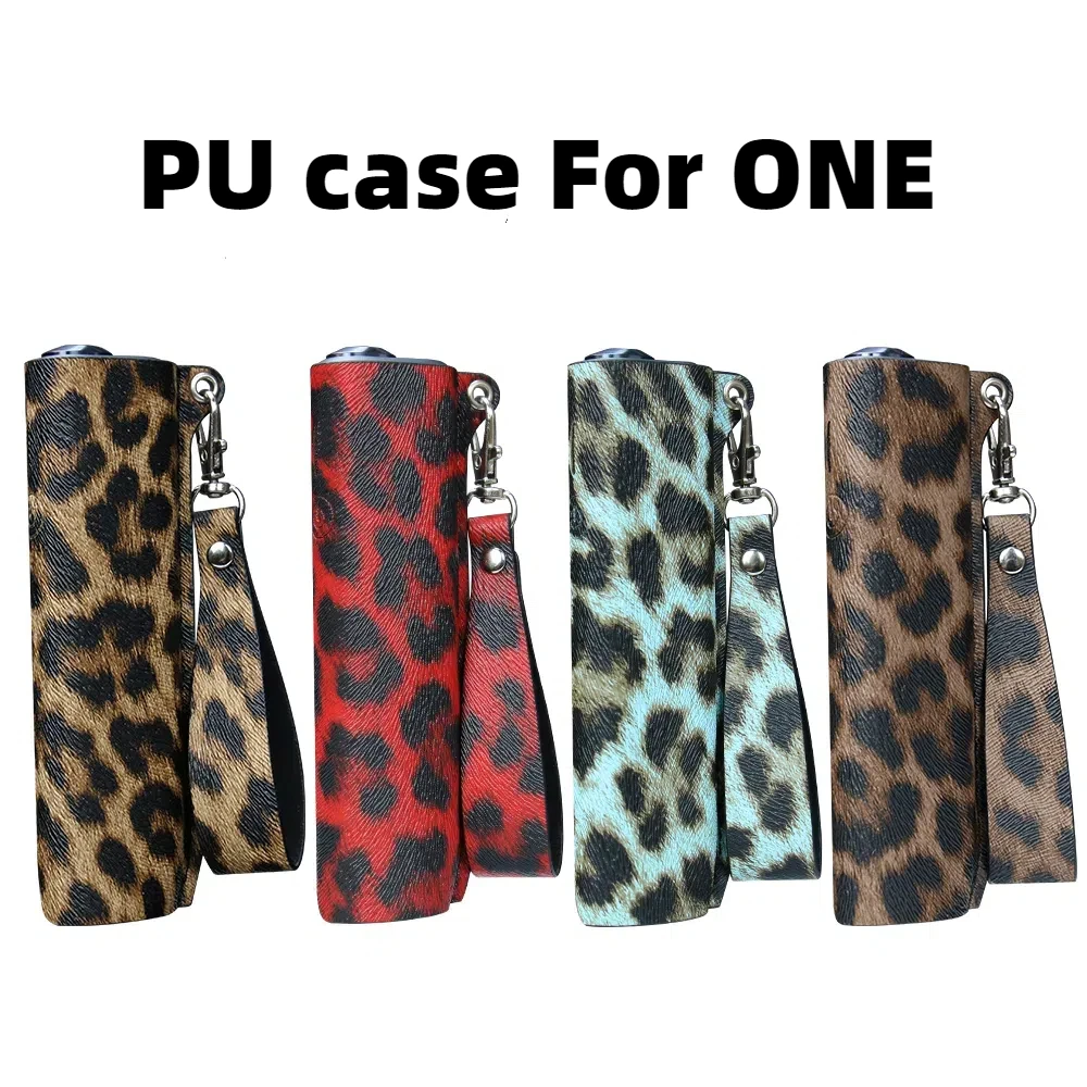 Leopard PU Case With Stick Bag For I Luma one Fashionable Protective DIY Cover For IQS Terea