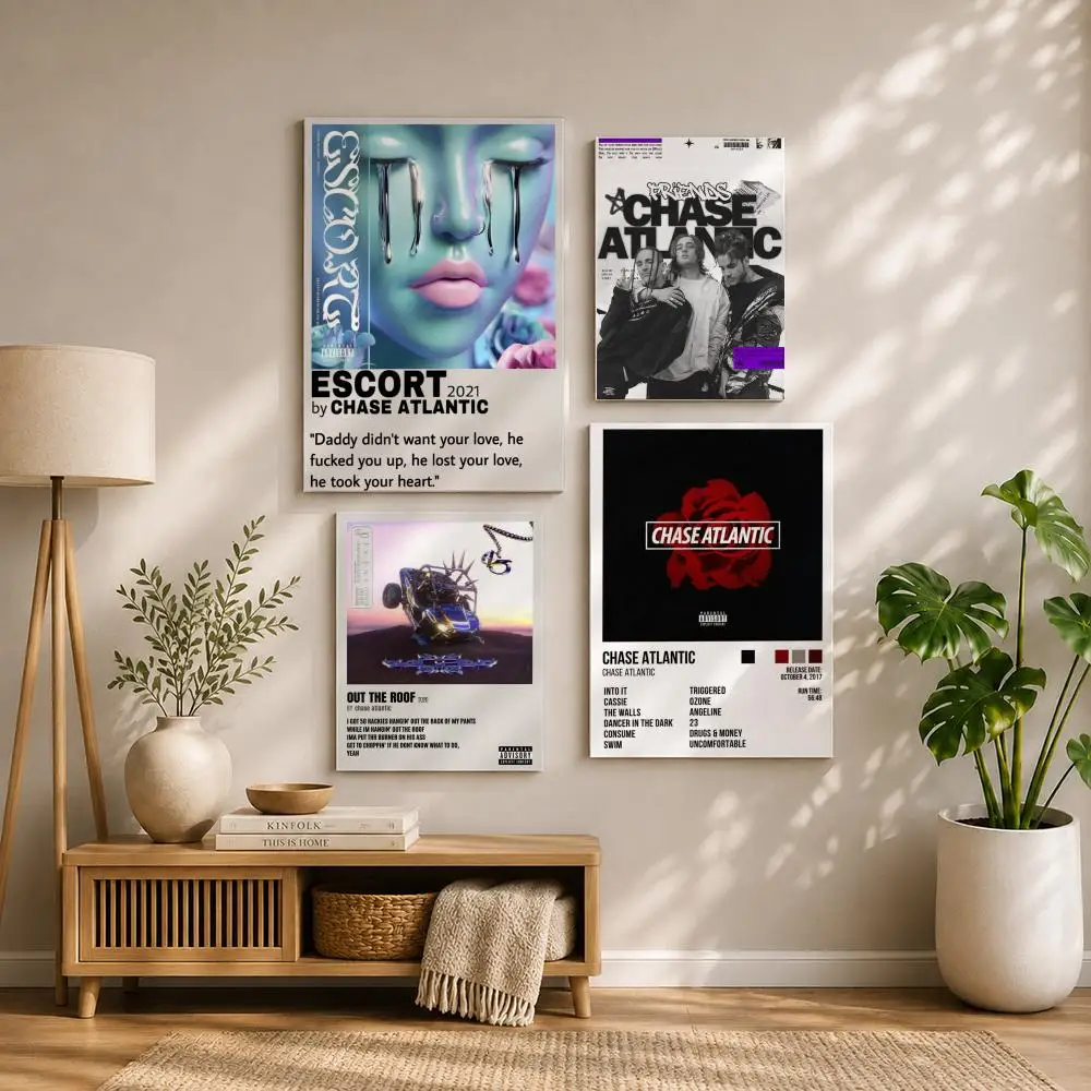 Band C-Chase AtlanticS Poster HD Self Adhesive Waterproof Wall Art Ideal for Home Office Dorm Bedroom Great Gift