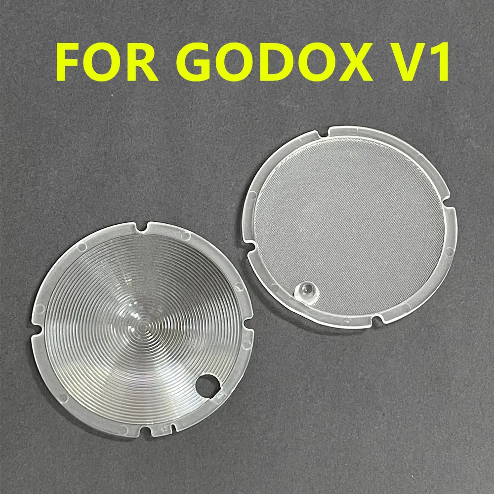 NEW For Godox V1 Front Head Glass Fresnel Panel Diffuser Plate Flash Round Cover Unit V1C V1N V1S V1F V1O V1P V1-C V1-N V1-S