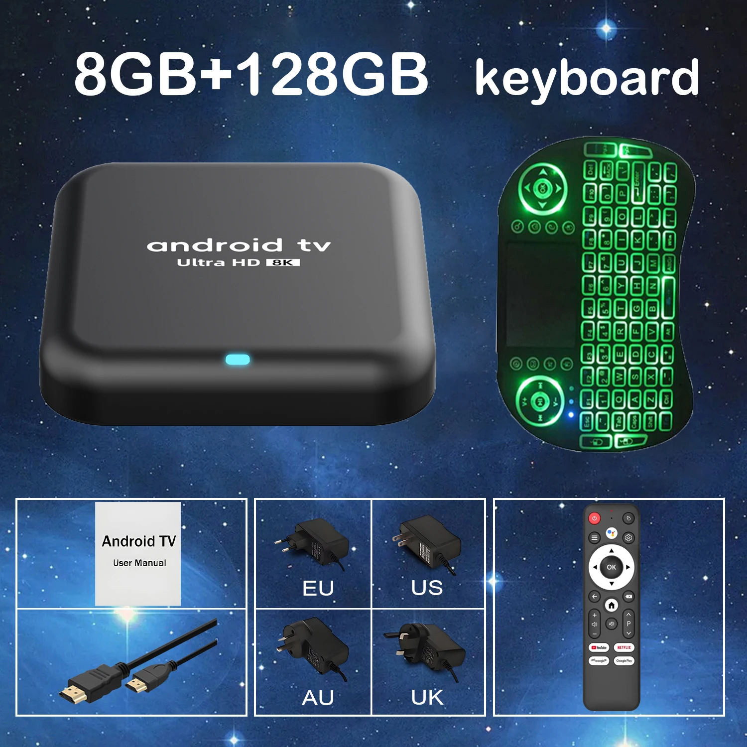 Android 16 Smart TV Box Q18 RK3518 Chip 8GB+256GB 8K Media Player Google Voice Assistant Dual WiFi BT 6.0 Very Fast Set Top Box image 3