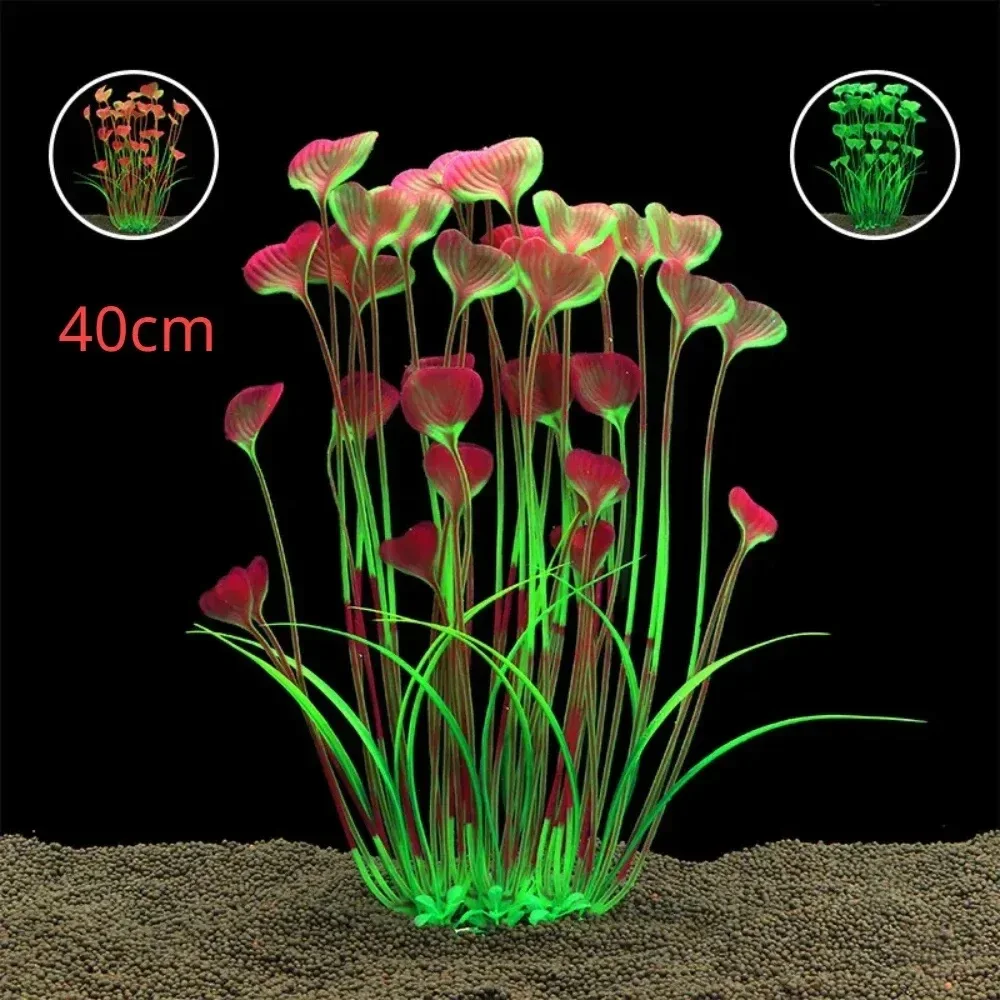

Fish Tank Water Plant Decoration Aquarium Decor Aquatic Plants Underwater Plastic Artificial Grass Accessories Pet Supplies Home