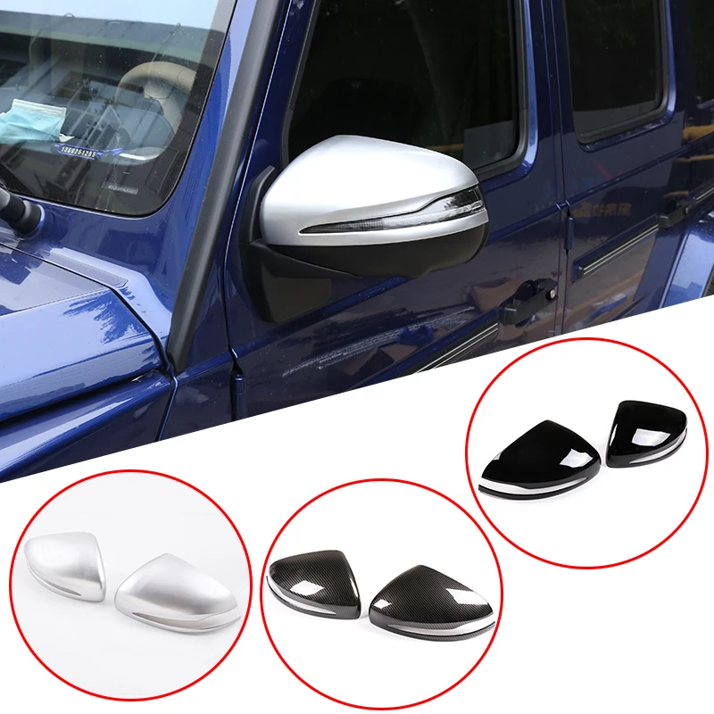 For Mercedes-Benz G-Class W464 19-25 ABS Car Side Door Rear View Mirror Cover Reversing Mirror Protective Cover Car Accessories
