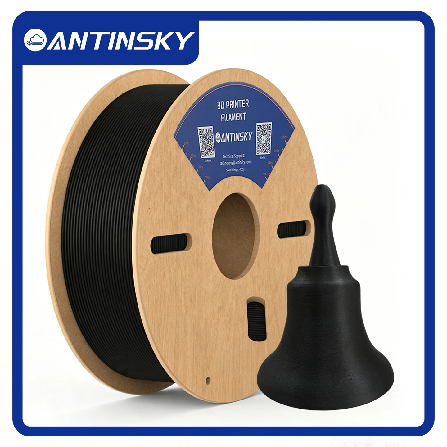 3D Printing Heat Resistant Material - ANTINSKY PPS-CF 3D Filament Carbon Filled