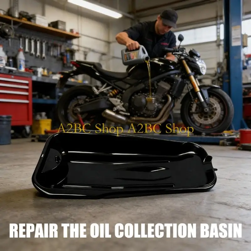 A2BC Leak Resistant Plastic Waste Oil Recovery Tray For Car And Motorcycle Mechanics