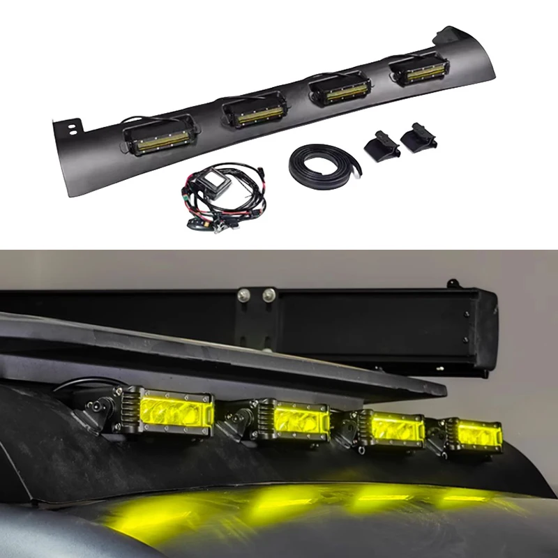 

Fit for Chery JETOUR Traveler Roof Spotlight Spoiler Modified LED Off-road Searchlight Car Modification Accessories