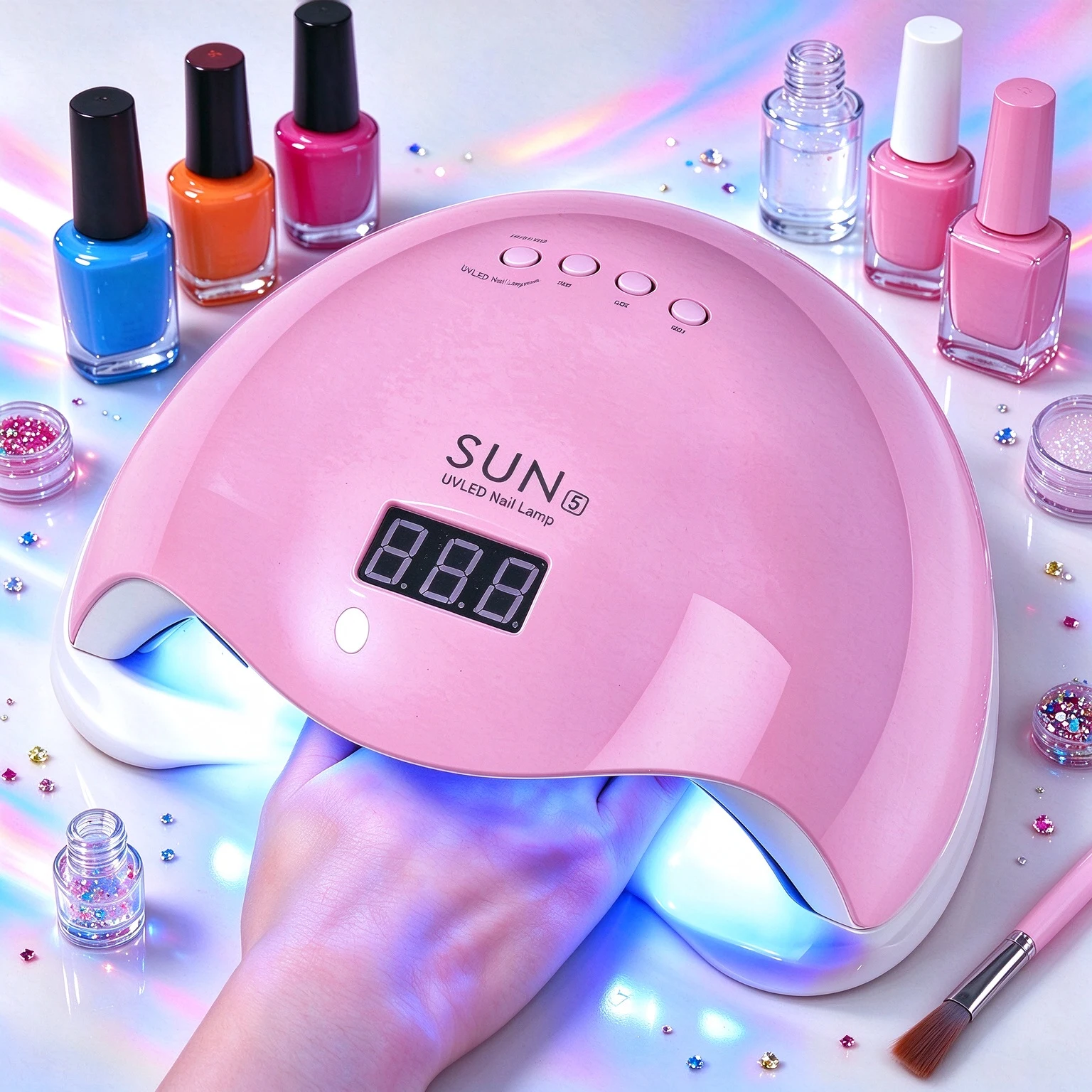 lampada-uv-led-para-unhas-48w-secador-de-unhas-para-curar-esmaltes-em-gel-com-4-temporizadores-sensor-automatico-e-visor-lcd-lampada-profissional-para-unhas
