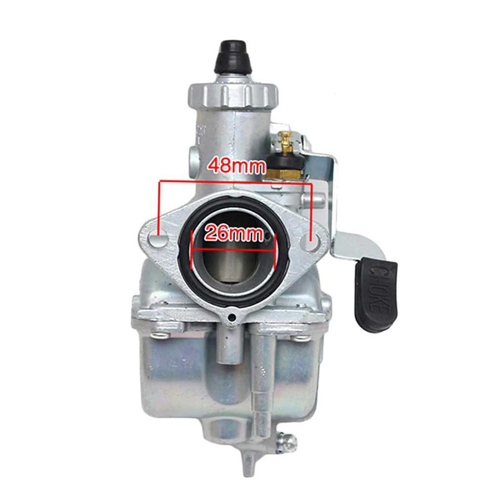 VM22 26mm Carburetor Kit Replacement for Mikuni Intake Pipe Pit Dirt Bike 110cc 125cc 140cc Lifan YX