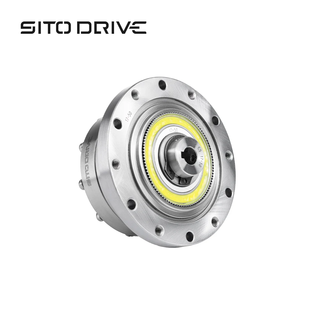 Sito CS17 High Torque Harmonic Drive Hollow Flat Small Reducer 50 Ratio Harmonic Reducer for Nema 23 57mm CSG-17-100-2UH