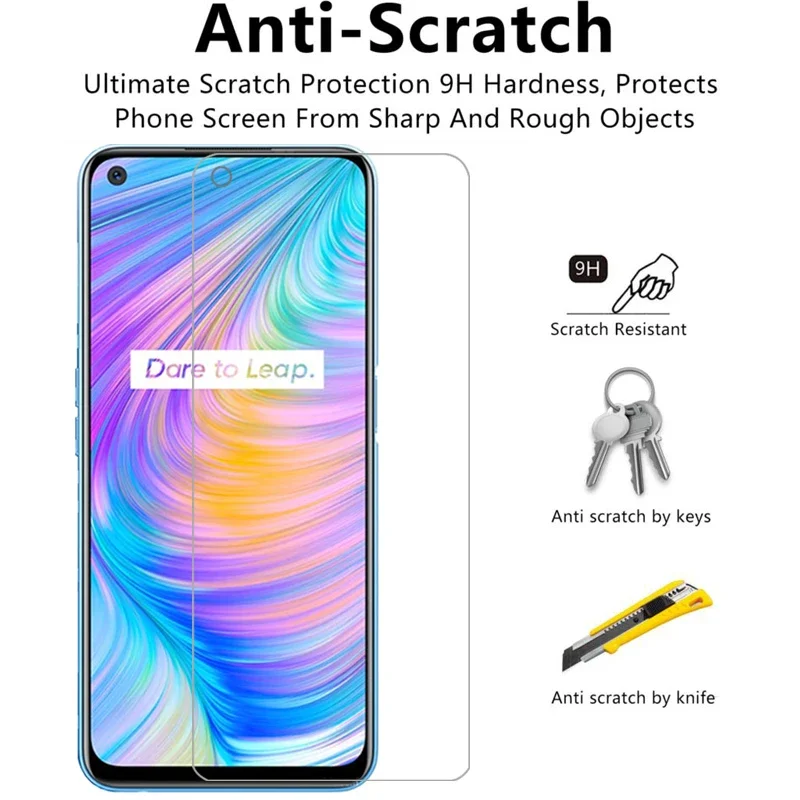 واقي شاشة من الزجاج المقسى لهاتف Realme q2 pro على Realmeq2 Realmi q 2 2q q2pro فيلم reame relme ralme Real me mi #3