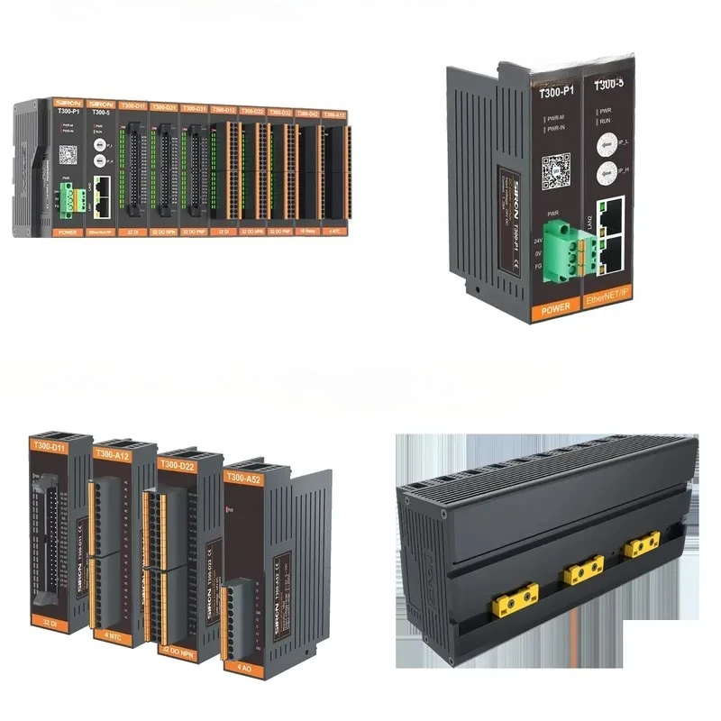T300 Series IP20 EtherNet/IP Bus Io Module Coupler with Extended Digital Input, Digital Output, Analog Input, Analog Output