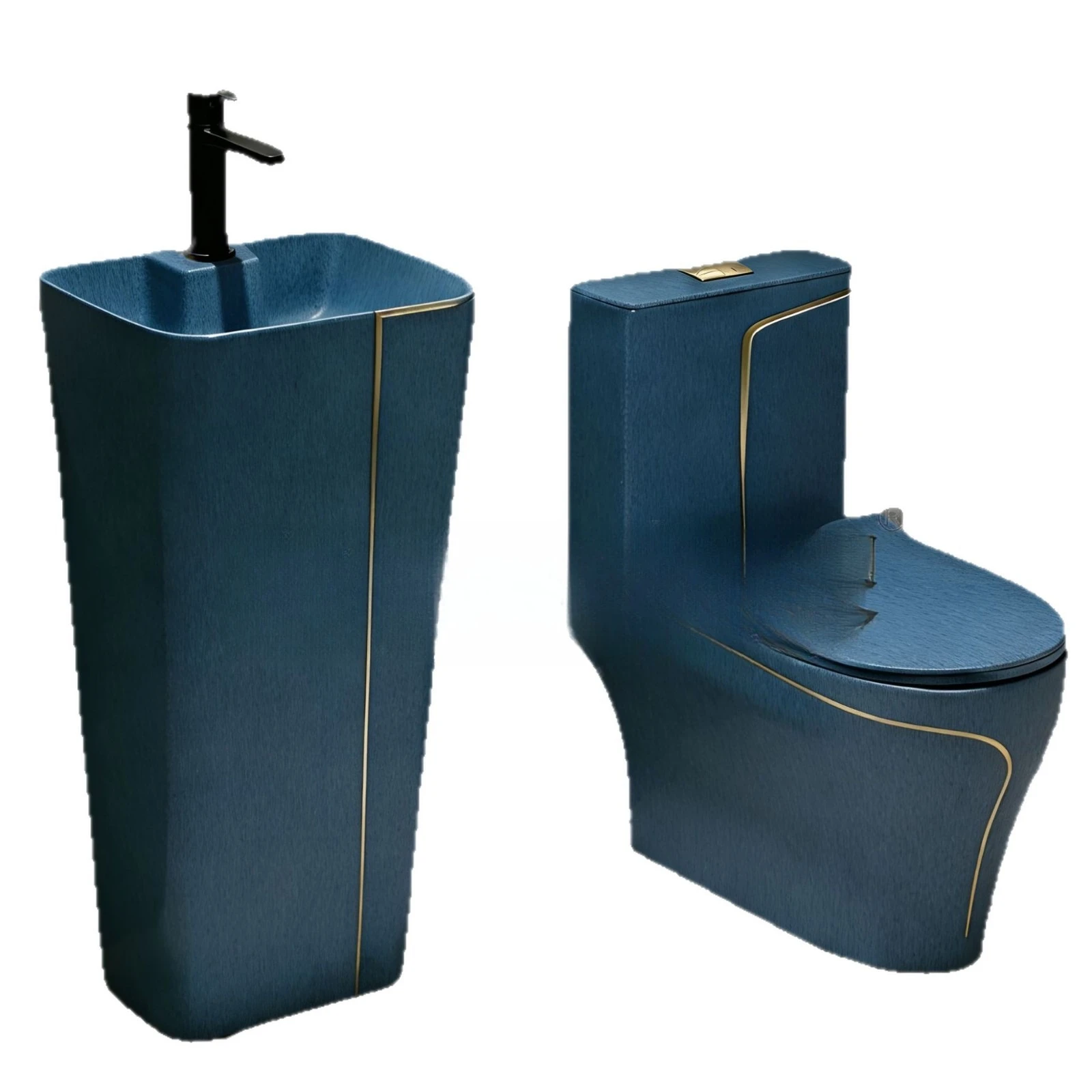 Sanitary ware, toilet, wash basin, colored toilet floor-to-ceiling toilet