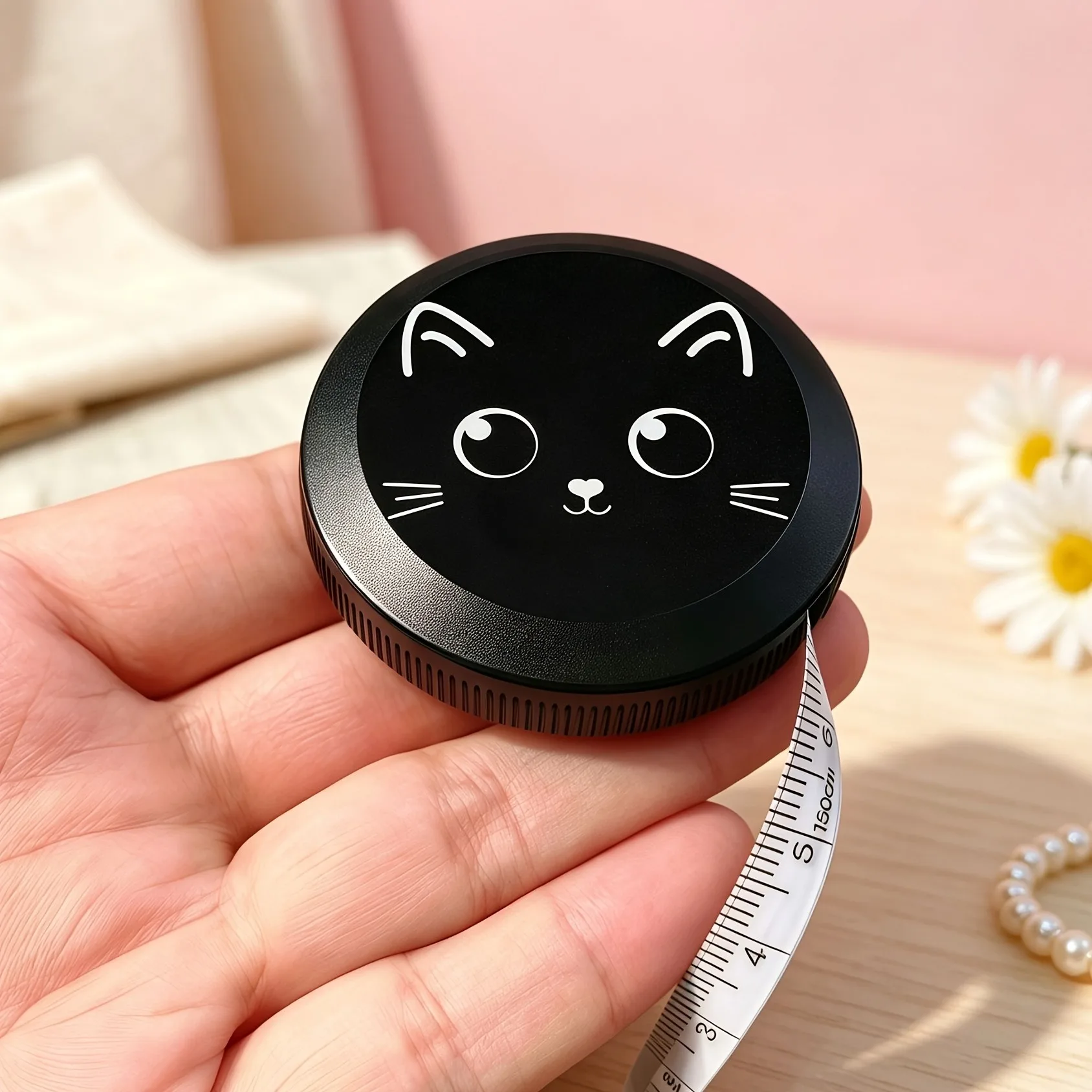Cute cat mini telescopic tape measure,sewing tape measure,suitable school,office home use,back-to-school season,Christmas gift