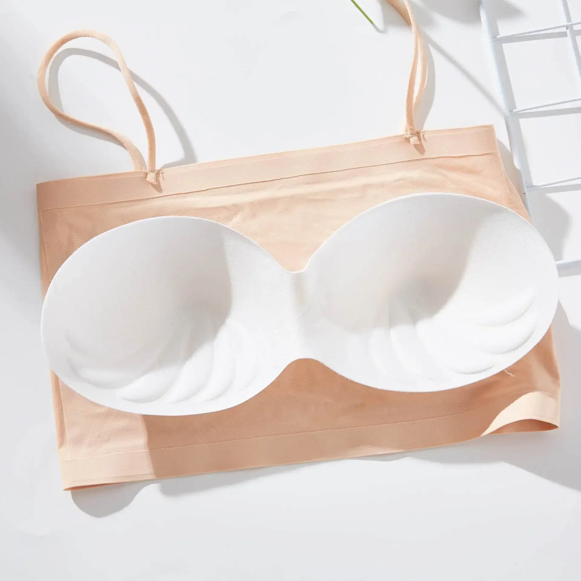 Komfortable Taille Schönheit Zurück Wrap Brust Rohr Top Mädchen Kein Stahl Ring Leibchen Bh Unterwäsche Neue Weibliche Einfache Schönheit Zurück