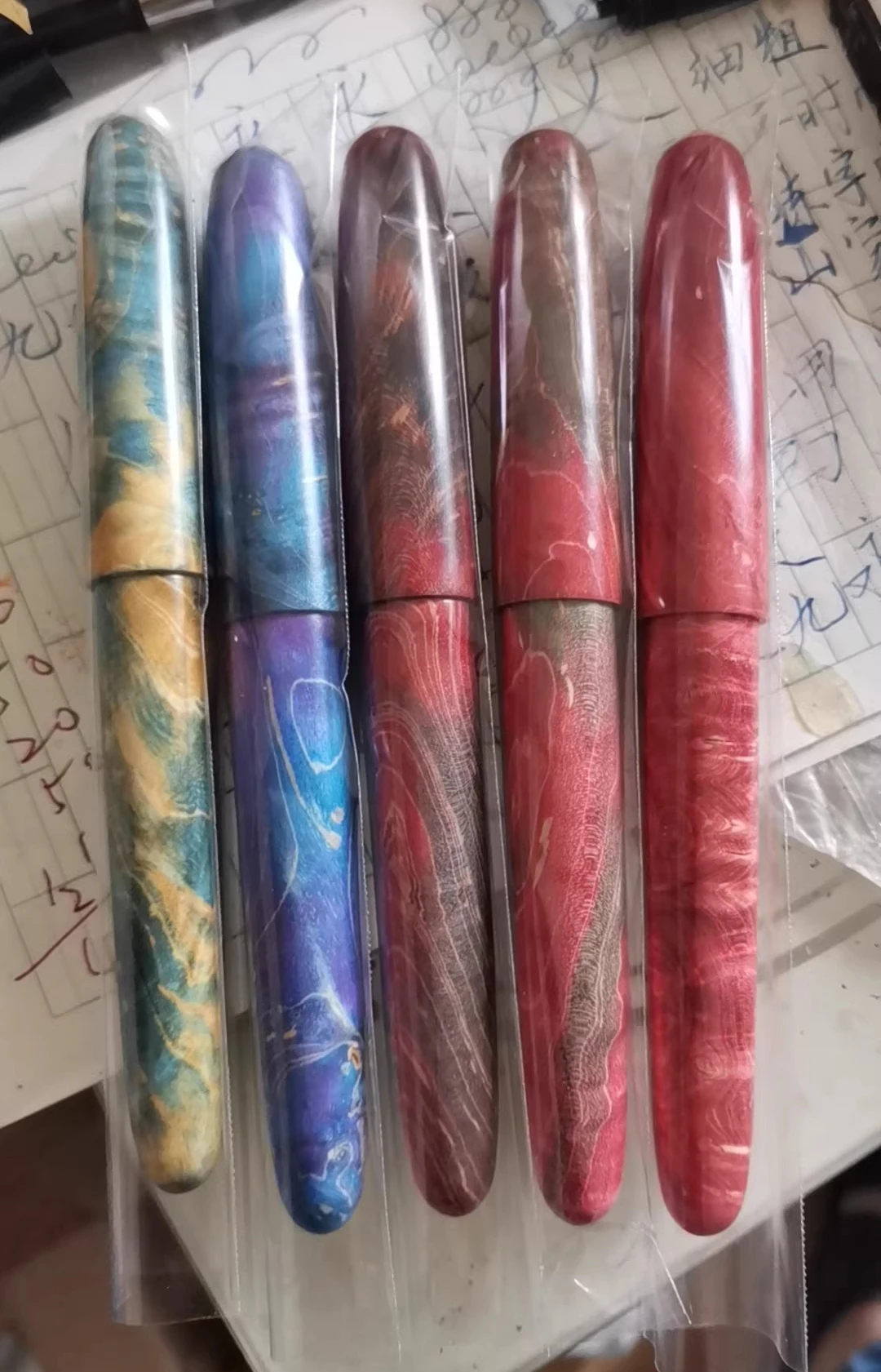 Double-layer Long Blade Grinder 3.0mm Nib Fountain Pen Hand-polished Stacked Nib Pen Stationery Office Gift