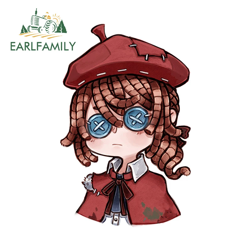 EARLFAMILY 13cm X 8.3cm For Identity V Creative Car Stickers Sunscreen Fashionable Decals Car Door Protector Windows Bumper
