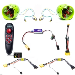 ApisQueen 12V~16V 200W 2Kg(4.4LB) Thrust Brushless Underwater Thruster/Propeller With Bi-directional Control ESC For Boat