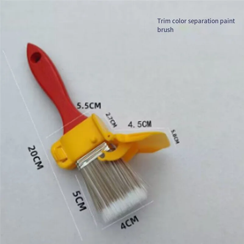 GTBL Edging Color Separation Paint Brush Handheld Paint Edger Tool Ideal For Indoor And Outdoor Use On Walls And Ceilings