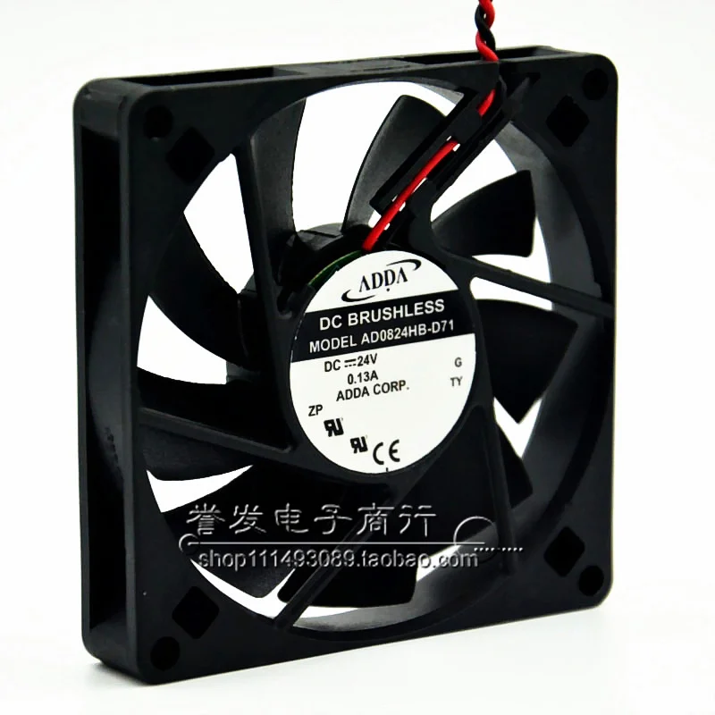 BARU ASLI AD0824HB-D71 24V 0.13A 8015 80x80x15mm KIPAS PENDINGIN RADIATOR