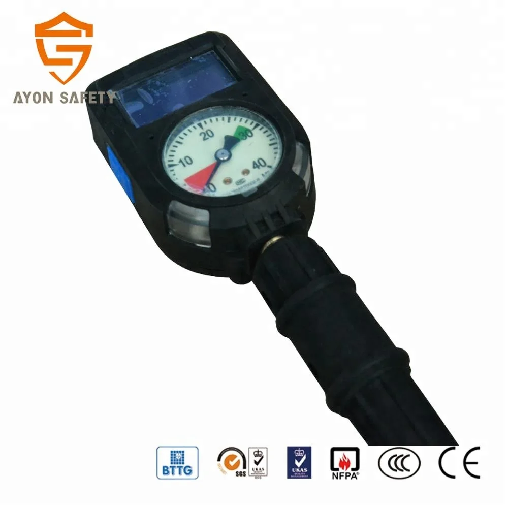 SCBA Digital pressure gauge using together with communication