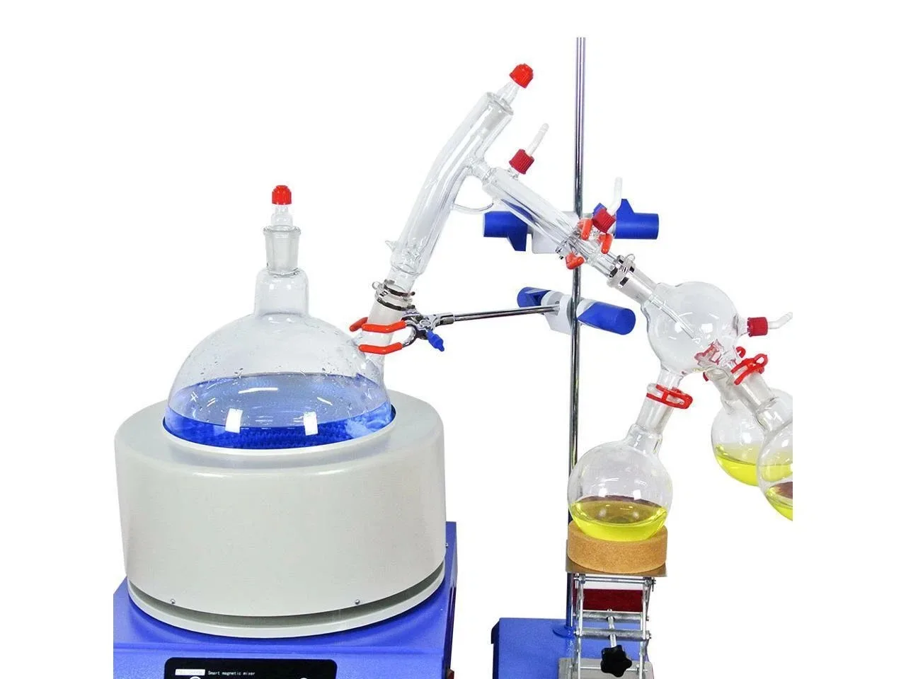 2L Short Path Distillation Kit with Cooling Chiller, Heating Mantle, Vacuum Pump