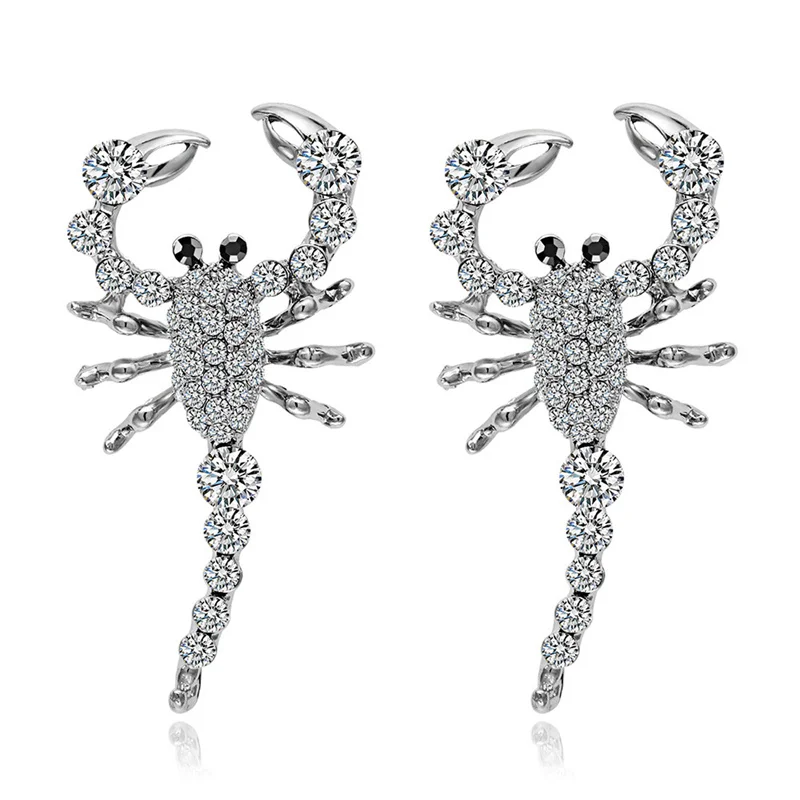 Delicate Fashion Scorpion Earrings Women\'s High-End Atmospheric Light Luxury Animal Ear Accessories To Commemorate The Gift 2022