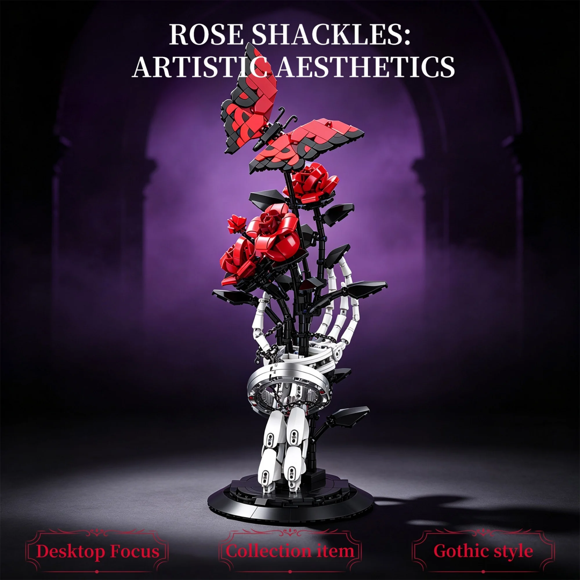 664pcs-gothic-skeleton-hand-rose-butterfly-building-blocks-reborn-shackles-brick-desktop-ornament-dark-art-display-adults-gift