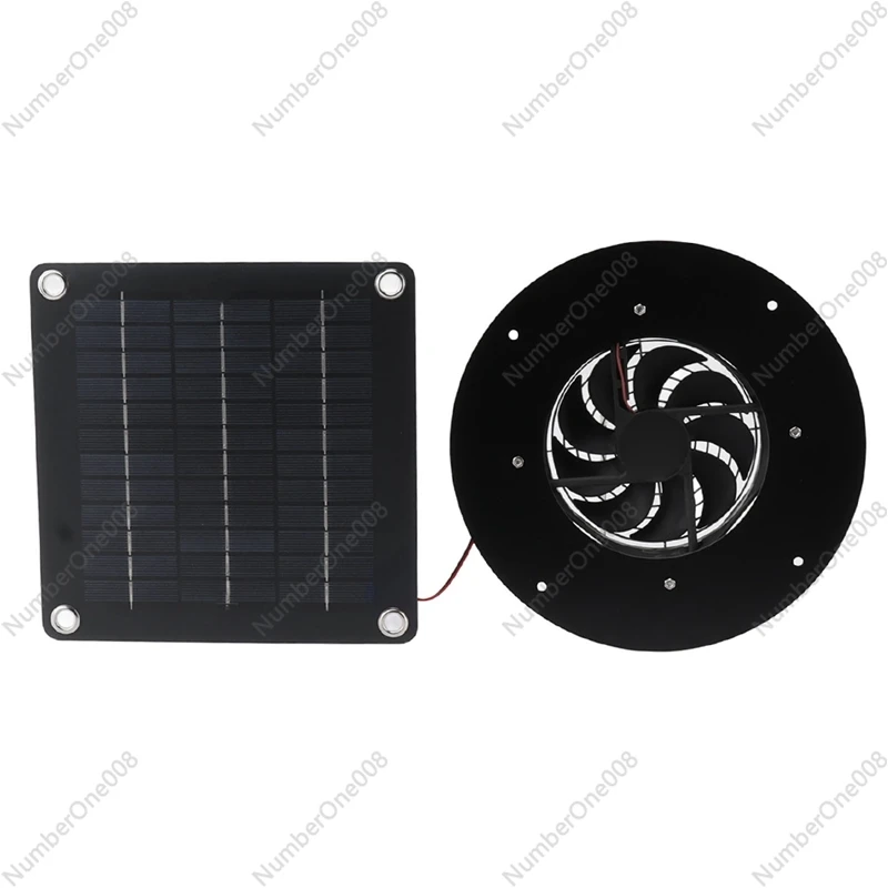 

Solar Panel Exhaust Fan, 20W for Greenhouses, Pet Houses, Small Chicken Coops, Sheds, Window Exhaust