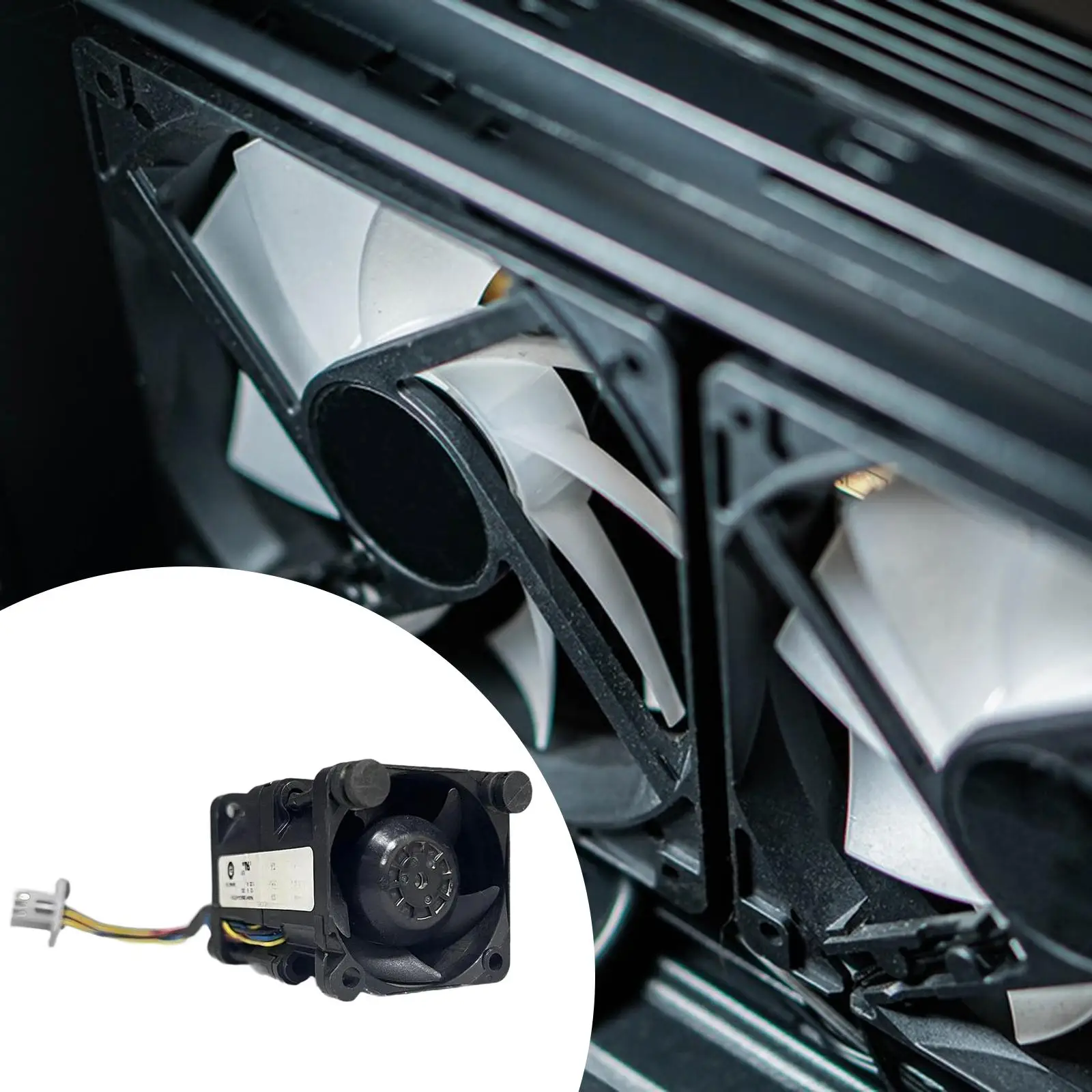 

40mm Powerful Cooling Fan 12V 1.3A Server Case Fan Compact Cooler for Electronics Rack Thermal Management