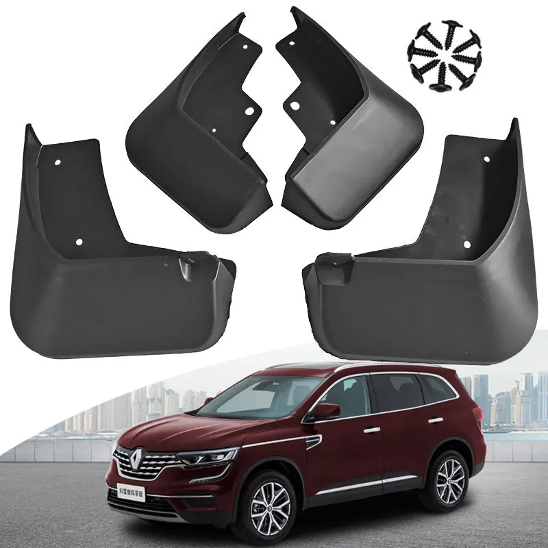 

For Renault Koleos 2017-2019 black car mudguard Reduce dust Resist tire dirt car accessories tools