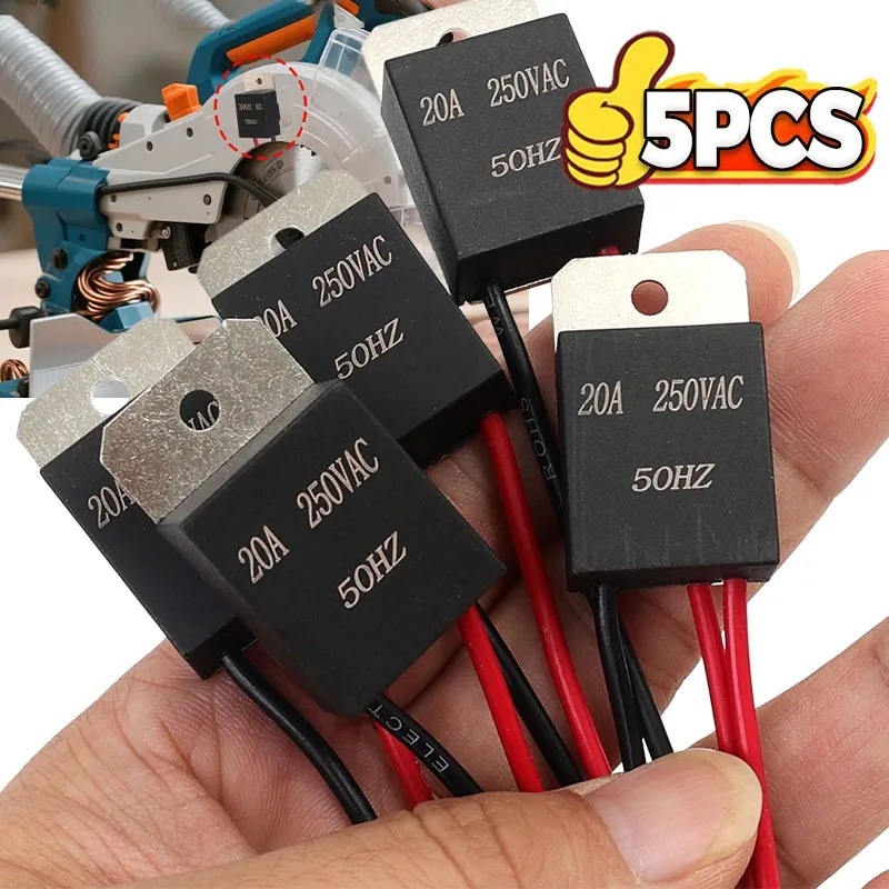 

20A Угловая шлифовальная машина с плавным стартом, детали электроинструментов, модуль привода, режущий станок с плавным пуском, долбежная пила, универсальный переключатель стартера