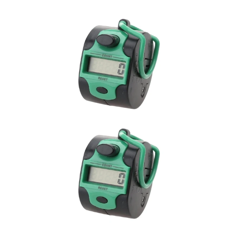 LCD Display Finger Counter Digital Tally Counter Handheld Lap Counter Portable 5-Digit Number Clicker for Fishing Dropship