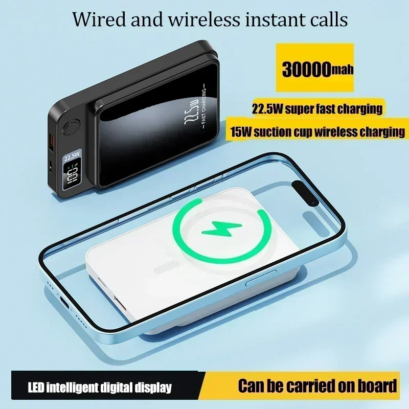 Banco de energía inalámbrico Magstor carga súper rápida fuente de alimentación móvil Magsafe de 10000mA