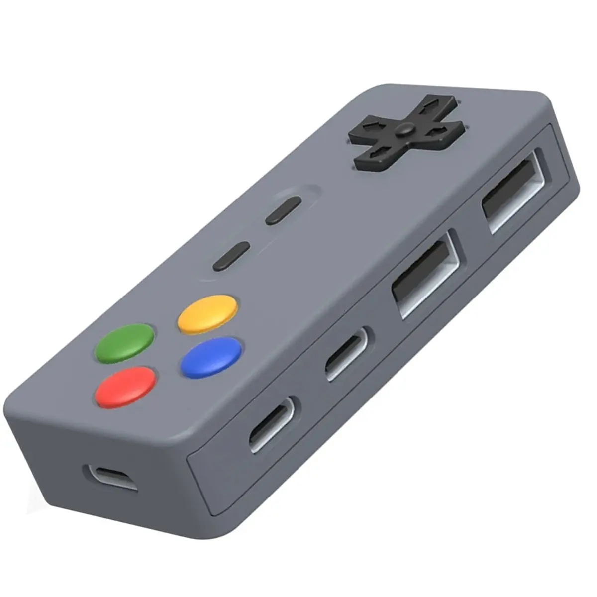 618 Mega Sale Portable HUB 4-in-1 USB Expander with 2 Type-C Ports and 2 USB Ports,for Mouse, Keyboard, and USB Flash Drive
