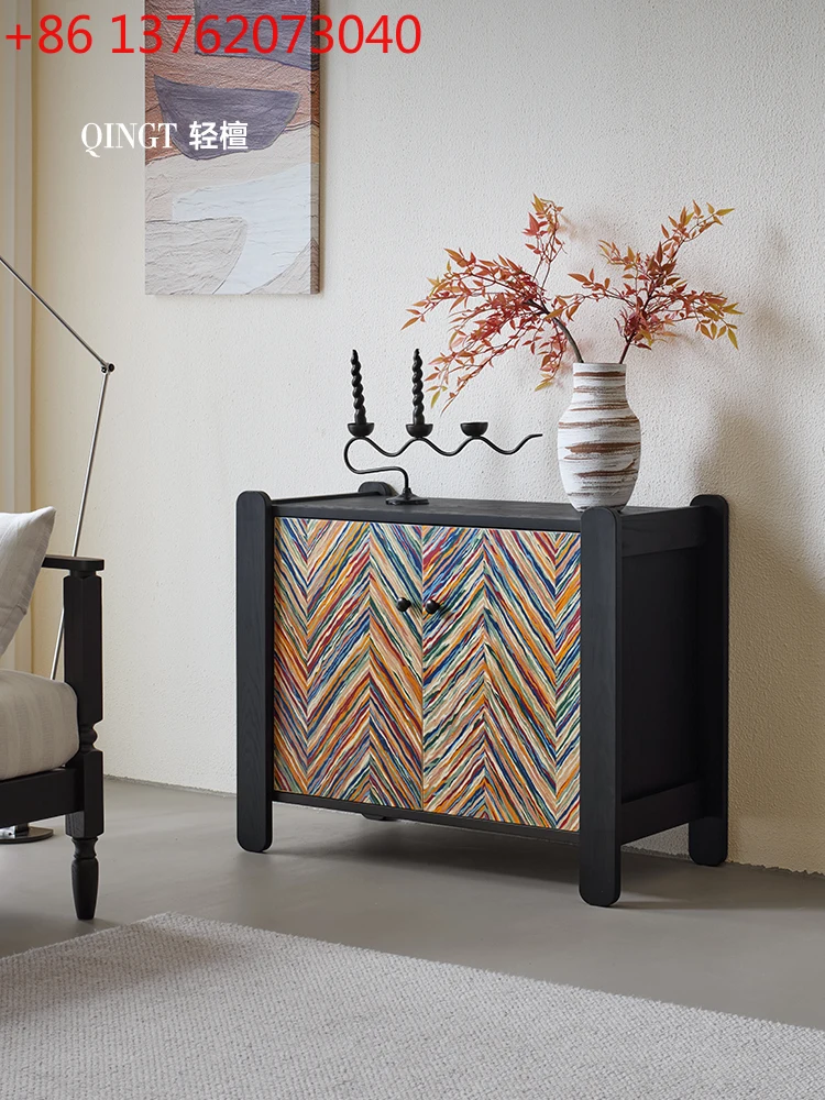 Retro Solid Wood Si… - image